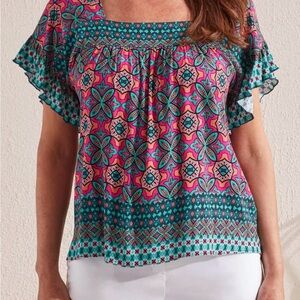 Tribal Size L top NEW WITH TAGS